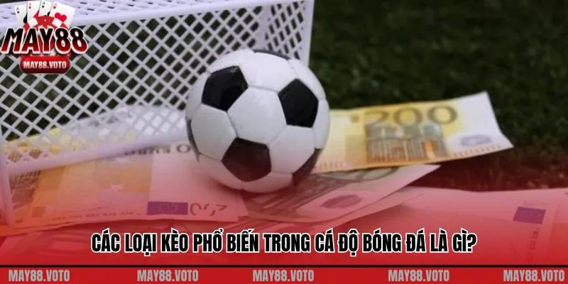 Các loại kèo phổ biến trong cá độ bóng đá là gì?