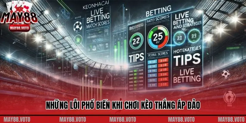 Những lỗi phổ biến khi chơi kèo thắng áp đảo
