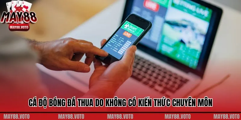 Cá độ bóng đá thua do không có kiến thức chuyên môn