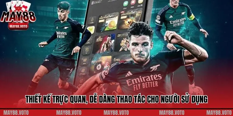 Thiết kế trực quan, dễ dàng thao tác cho người sử dụng